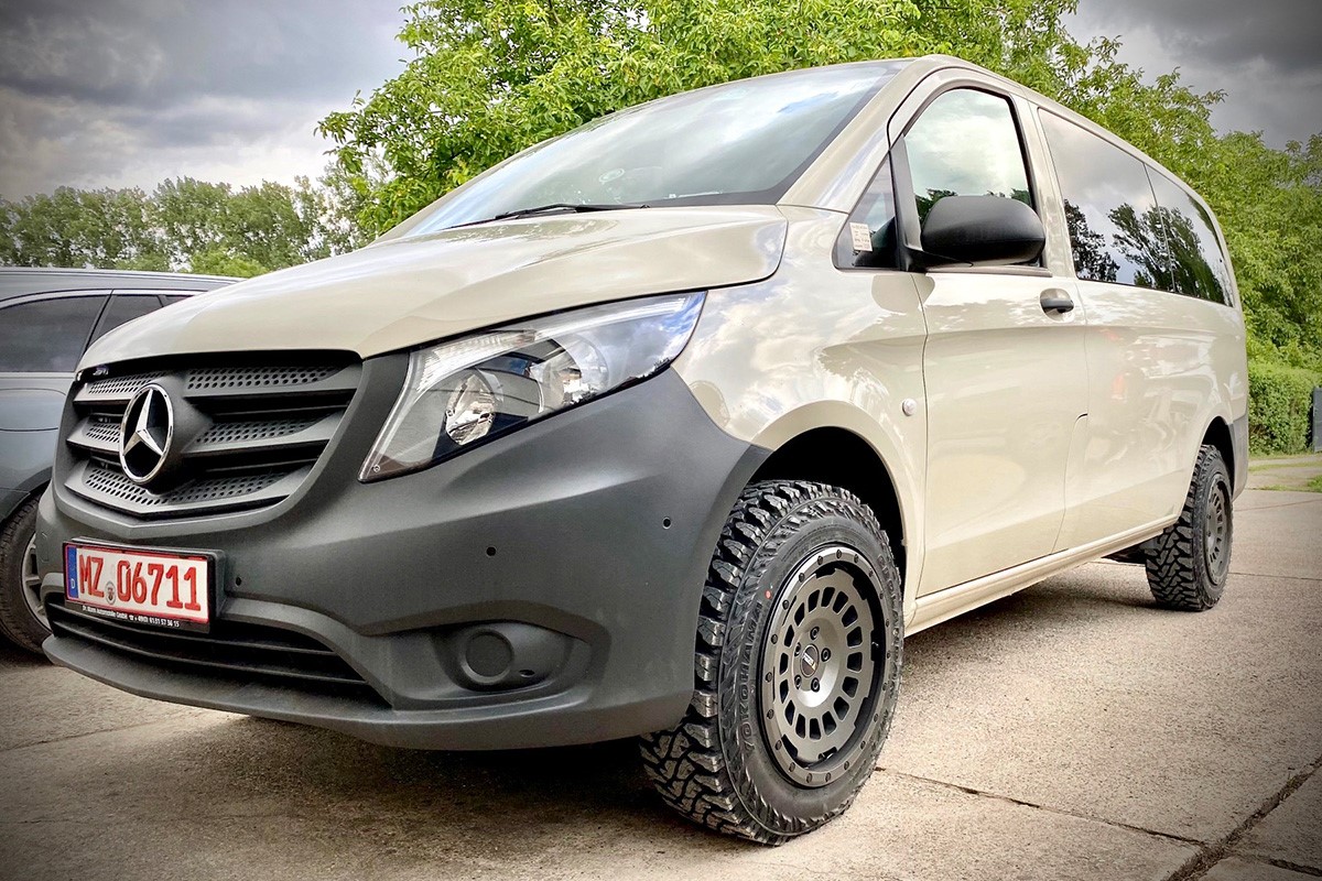 Mercedes V W447 4WD Twin-Monotube Project Lift Bilstein
